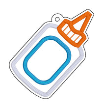 Load image into Gallery viewer, Glue applique shaker bookmark/bag tag/ornament machine embroidery design DIGITAL DOWNLOAD