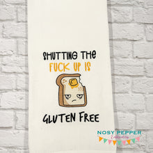 Load image into Gallery viewer, Gluten Free machine embroidery design FEB 24 Mature Mystery Bundle (5 sizes included) DIGITAL DOWNLOAD