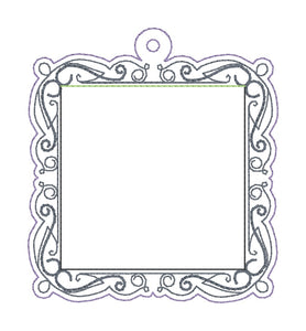 Gothic Frame shaker bookmark/ornament/bag tag AUGUST MYSTERY BUNDLE machine embroidery design DIGITAL DOWNLOAD