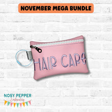 Load image into Gallery viewer, Hair Care ITH Bag (4 sizes available) machine embroidery design DIGITAL DOWNLOAD