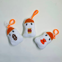 Load image into Gallery viewer, Fall Ghosties stuffie set Mini &amp; Full size set of 3 designs machine embroidery design DIGITAL DOWNLOAD