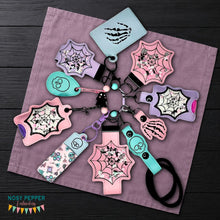 Load image into Gallery viewer, Skull Web Grab &amp; Go Collection – Machine Embroidery Designs (11 Designs Included) Digital Download