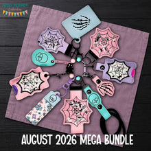 Load image into Gallery viewer, Skull Web Grab &amp; Go Collection – Machine Embroidery Designs (11 Designs Included) Digital Download