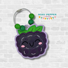 Load image into Gallery viewer, Happy Berry applique bookmark/ornament/bag tag machine JUNE 2024 MYSTERY BUNDLE embroidery design DIGITAL DOWNLOAD