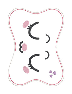 Headrest Pillow stuffie (5 sizes included) machine embroidery design DIGITAL DOWNLOAD