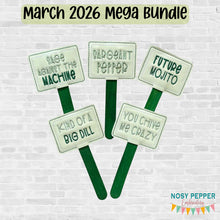 Load image into Gallery viewer, Herb Plant Markers (Set of 5 machine designs) —Mar 26 MB—DIGITAL DOWNLOAD