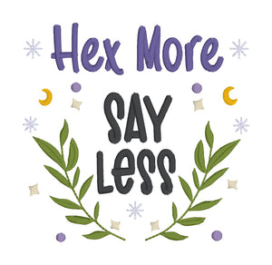 Hex More machine embroidery design (4 sizes included) DIGITAL DOWNLOAD