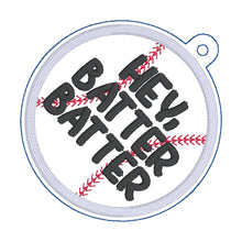 Load image into Gallery viewer, Baseball/Softball appliqué bag tag set (3 designs included) machine embroidery design DIGITAL DOWNLOAD