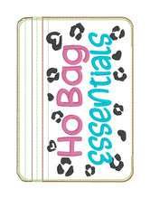 Load image into Gallery viewer, Ho Bag Essentials ITH Bag (4 sizes available) machine embroidery design DIGITAL DOWNLOAD