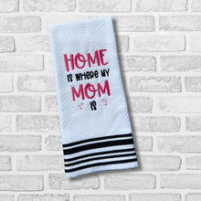 Load image into Gallery viewer, Home Is Where Mom Is machine embroidery design (5 sizes included) DIGITAL DOWNLOAD