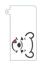 Load image into Gallery viewer, Honey Bear Glasses case  (2 versions included) machine embroidery design DIGITAL DOWNLOAD