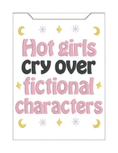 Load image into Gallery viewer, Hot Girls reader sleeve (3 sizes included) machine embroidery design DIGITAL DOWNLOAD