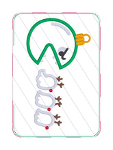 Load image into Gallery viewer, Hungry Ornament mug rug machine --2026 Holiday Bundle-- embroidery design (4 sizes, envelope and turned styles included) DIGITAL DOWNLOAD
