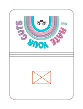 Load image into Gallery viewer, I Hate Your Guts notebook cover 2 sizes available machine embroidery design DIGITAL DOWNLOAD