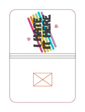 Load image into Gallery viewer, I Hate It Here notebook cover 2 sizes available machine embroidery design DIGITAL DOWNLOAD