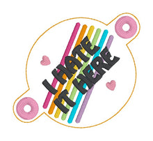 Load image into Gallery viewer, I Hate It Here Bun cover machine embroidery design DIGITAL DOWNLOAD