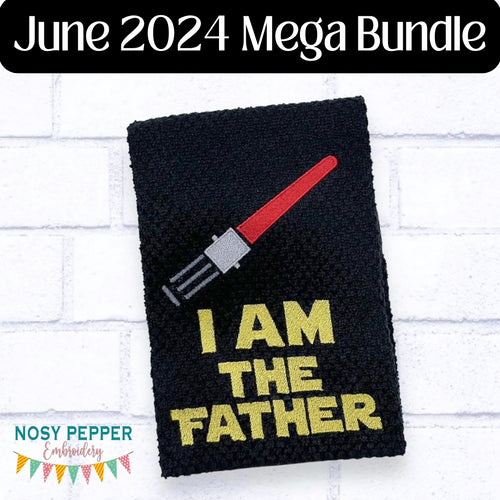 I Am The Father machine embroidery design (4 sizes included) DIGITAL DOWNLOAD