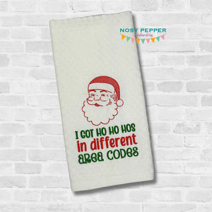I Got Ho Ho Hos machine embroidery design (4 sizes included) DIGITAL DOWNLOAD