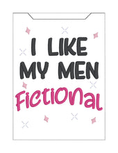 Load image into Gallery viewer, I Like My Men reader sleeve (3 sizes included) machine embroidery design DIGITAL DOWNLOAD