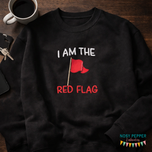 Load image into Gallery viewer, Red Flag embroidery design (4 sizes included) NOV 25 MB—DIGITAL DOWNLOAD