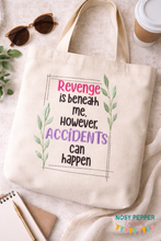 Load image into Gallery viewer, Revenge is beneath me machine embroidery design (4 sizes included) DIGITAL DOWNLOAD