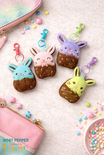 Load image into Gallery viewer, Chocolate Bunny mini stuffie set (4 designs included) machine embroidery designs—FEB 26 MB— DIGITAL DOWNLOAD
