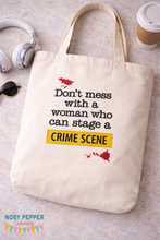 Load image into Gallery viewer, Don't Mess With A Woman Appliqué Machine Embroidery design (4 sizes included) DIGITAL DOWNLOAD