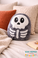 Load image into Gallery viewer, Skeleton stuffie (5 sizes included) machine embroidery design —AUG 25 MB—DIGITAL DOWNLOAD