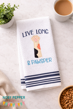 Load image into Gallery viewer, Pawsper applique machine embroidery design (5 sizes included) —JAN 26 MB—DIGITAL DOWNLOAD