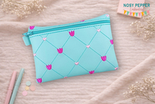 Load image into Gallery viewer, Tulip Quilted ITH Bag (5 sizes available)—FEB 26 MB—machine embroidery design DIGITAL DOWNLOAD