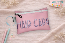 Load image into Gallery viewer, Hair Care ITH Bag (4 sizes available)—NOV 25 MB—machine embroidery design DIGITAL DOWNLOAD