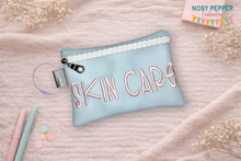 Load image into Gallery viewer, Skin Care ITH Bag (4 sizes available)—NOV 25 MB—machine embroidery design DIGITAL DOWNLOAD