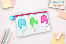 Load image into Gallery viewer, Popsicle applique ITH Bag 2025 Summer Mini Skill Builder Bundle (5 sizes available) machine embroidery design DIGITAL DOWNLOAD