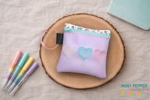 Load image into Gallery viewer, Sketchy Heart ITH Bag DEC 24 Mystery Bundle embroidery design (5 sizes available) DIGITAL DOWNLOAD