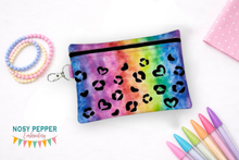Load image into Gallery viewer, Leopard ITH Bag embroidery design (5 sizes available) MB March '24 DIGITAL DOWNLOAD