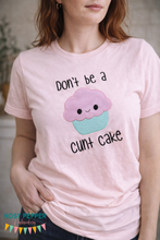Load image into Gallery viewer, Don't be a c*nt cake applique design 5 sizes included machine embroidery design DIGITAL DOWNLOAD