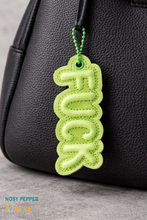 Load image into Gallery viewer, F@ck puff June '25 Mature Mystery Bundle ornament/bag tag/bookmark machine embroidery design DIGITAL DOWNLOAD
