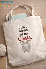 Load image into Gallery viewer, I ain't afraid of no goats machine embroidery design (4 sizes included) DIGITAL DOWNLOAD