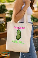 Load image into Gallery viewer, Big Dill applique machine embroidery design (4 sizes included) DIGITAL DOWNLOAD