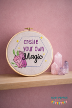 Load image into Gallery viewer, Create your own magic Sketchy machine embroidery design (5 sizes included) DIGITAL DOWNLOAD