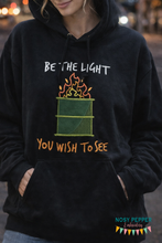 Load image into Gallery viewer, Be The Light applique machine embroidery design (4 sizes included) DIGITAL DOWNLOAD