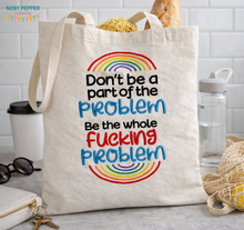 Load image into Gallery viewer, Don't Be A Part Of The Problem machine embroidery design (4 sizes included) DIGITAL DOWNLOAD