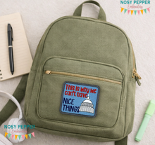 Load image into Gallery viewer, Nice Things patch (2 sizes included) machine embroidery design DIGITAL DOWNLOAD
