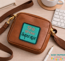 Load image into Gallery viewer, Shit Show Supervisor patch (2 sizes included) machine embroidery design DIGITAL DOWNLOAD