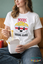 Load image into Gallery viewer, Noods Before Dudes applique April 2024 Mystery Bundle machine embroidery design (5 sizes included) DIGITAL DOWNLOAD