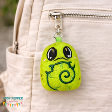 Load image into Gallery viewer, Chameleon mini stuffie —JUL 25 MB—machine embroidery design DIGITAL DOWNLOAD