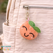 Load image into Gallery viewer, Peach mini stuffie —JUL 24 MB—machine embroidery design DIGITAL DOWNLOAD
