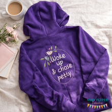 Load image into Gallery viewer, Woke up &amp; Chose Petty embroidery design (4 sizes included) machine embroidery design DIGITAL DOWNLOAD