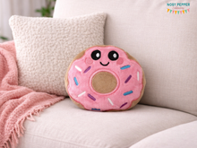 Load image into Gallery viewer, Donut stuffie (5 sizes included) machine embroidery design machine embroidery design DIGITAL DOWNLOAD
