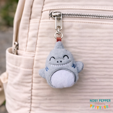 Load image into Gallery viewer, Shark mini stuffie DEC 24 Mystery Bundle machine embroidery design DIGITAL DOWNLOAD